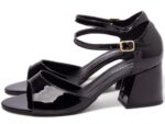 detalhe salto 7cm preto sandália feminina | VitriNerm