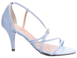 sandália azul salto 9,5cm napa | VitriNerm
