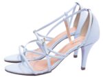 sandália feminina azul vista lateral salto 9,5cm | VitriNerm