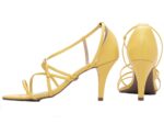 sandália feminina amarelo par completo | VitriNerm