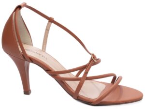 sandália caramelo salto 9,5cm napa | VitriNerm