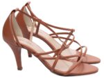 detalhe salto 9,5cm caramelo sandália feminina | VitriNerm