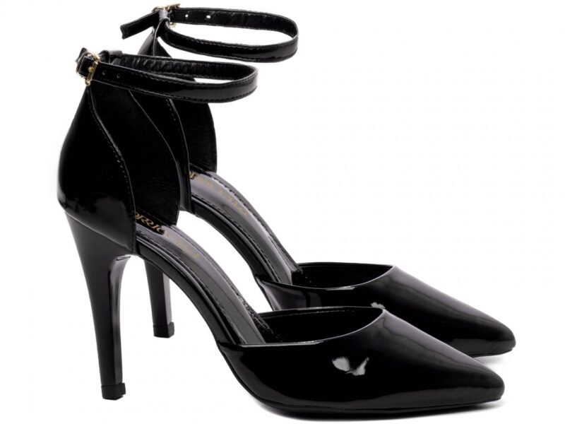 scarpin feminino preto solado antiderrapante | VitriNerm