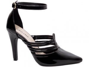 scarpin preto salto 9cm verniz | VitriNerm