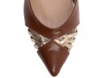 detalhe bico scarpin feminino caramelo feminino | VitriNerm