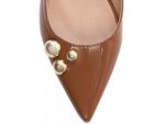 detalhe bico scarpin feminino caramelo feminino | VitriNerm