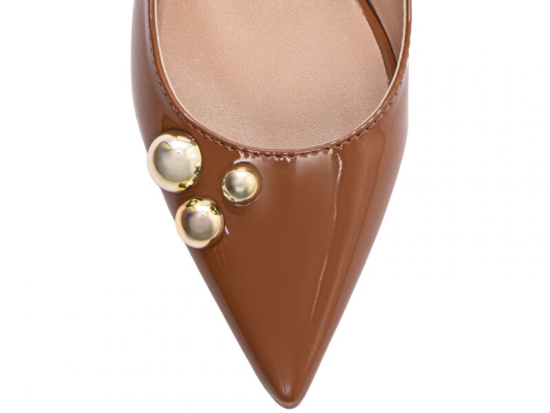 detalhe bico scarpin feminino caramelo feminino | VitriNerm