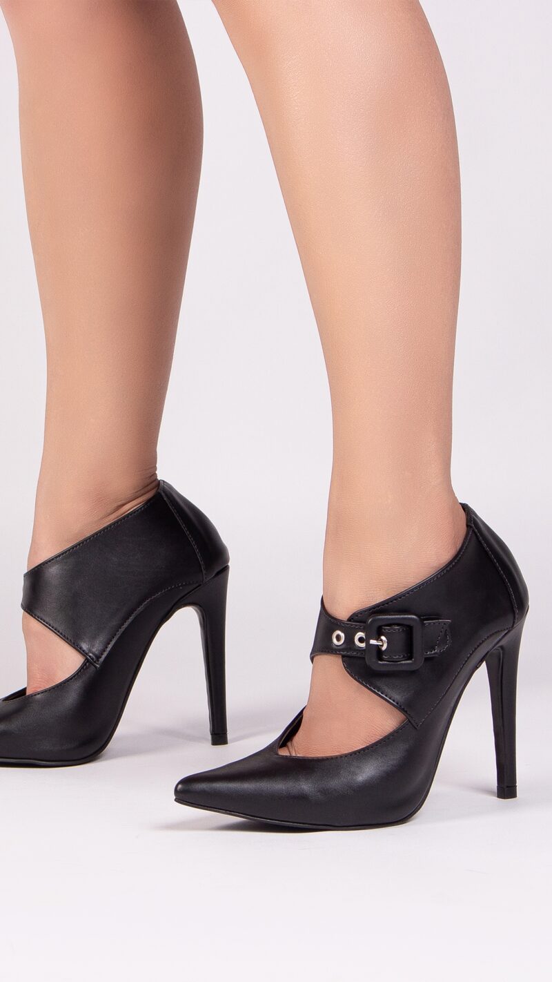 scarpin feminino preta feminino elegante comprar | VitriNerm