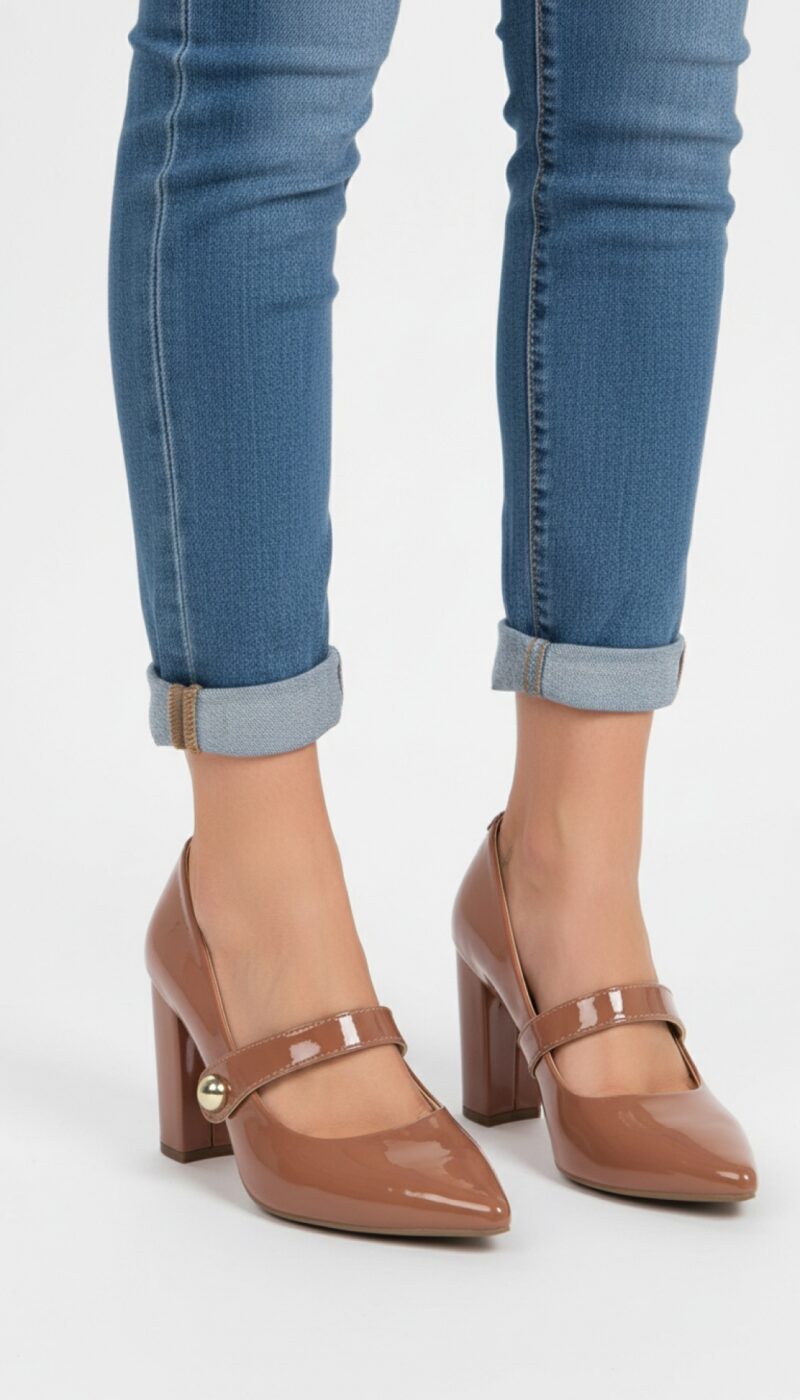 scarpin feminino caramelo feminino elegante comprar | VitriNerm