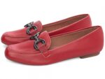 mocassim feminino vermelho vista lateral | VitriNerm
