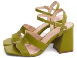 detalhe salto 7cm dourada sandália feminina | VitriNerm