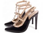 detalhe salto 12cm preto scarpin feminino | VitriNerm
