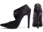 scarpin feminino preta vista lateral salto 12cm | VitriNerm