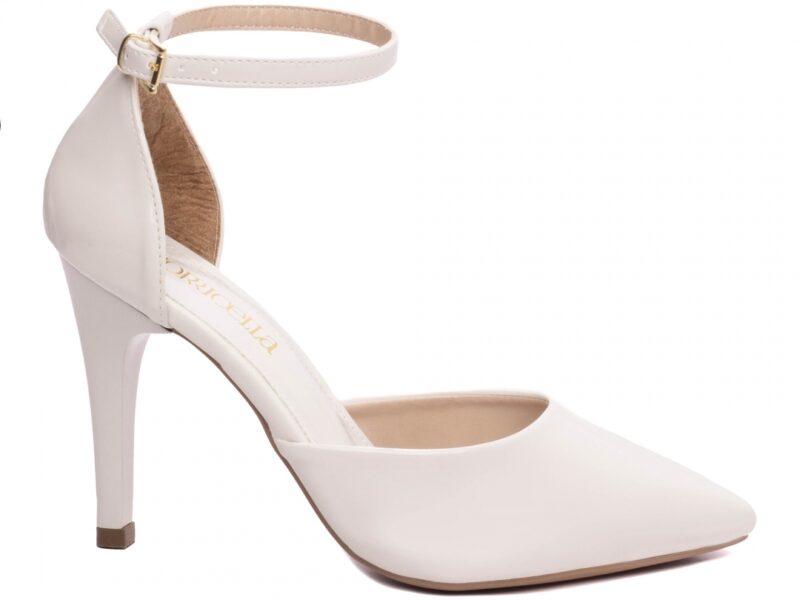 Scarpin Off White Verniz Salto 10cm scarpin off white salto 10cm verniz | VitriNerm