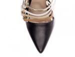detalhe bico scarpin feminino dourada feminino | VitriNerm