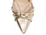 detalhe bico scarpin feminino dourado feminino | VitriNerm