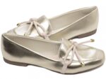 detalhe bico mocassim feminino dourado feminino | VitriNerm