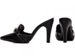 scarpin feminino preto vista lateral salto 9cm | VitriNerm