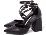 detalhe salto 8,5cm preto scarpin feminino | VitriNerm