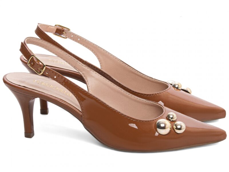 scarpin feminino caramelo solado antiderrapante | VitriNerm