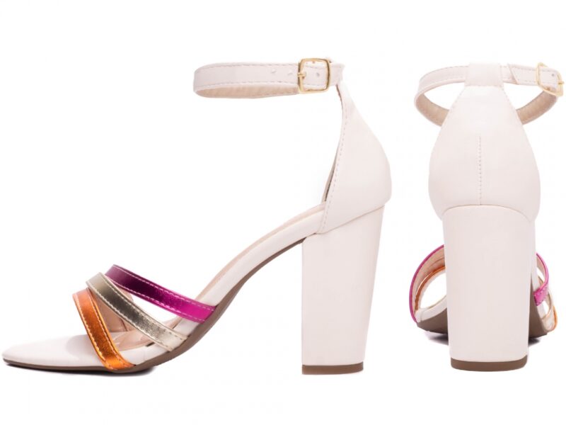sandália feminina vista lateral salto 8,5cm | VitriNerm