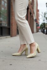 scarpin feminino verde feminino elegante comprar | VitriNerm