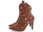 detalhe bico bota feminina caramelo feminino | VitriNerm