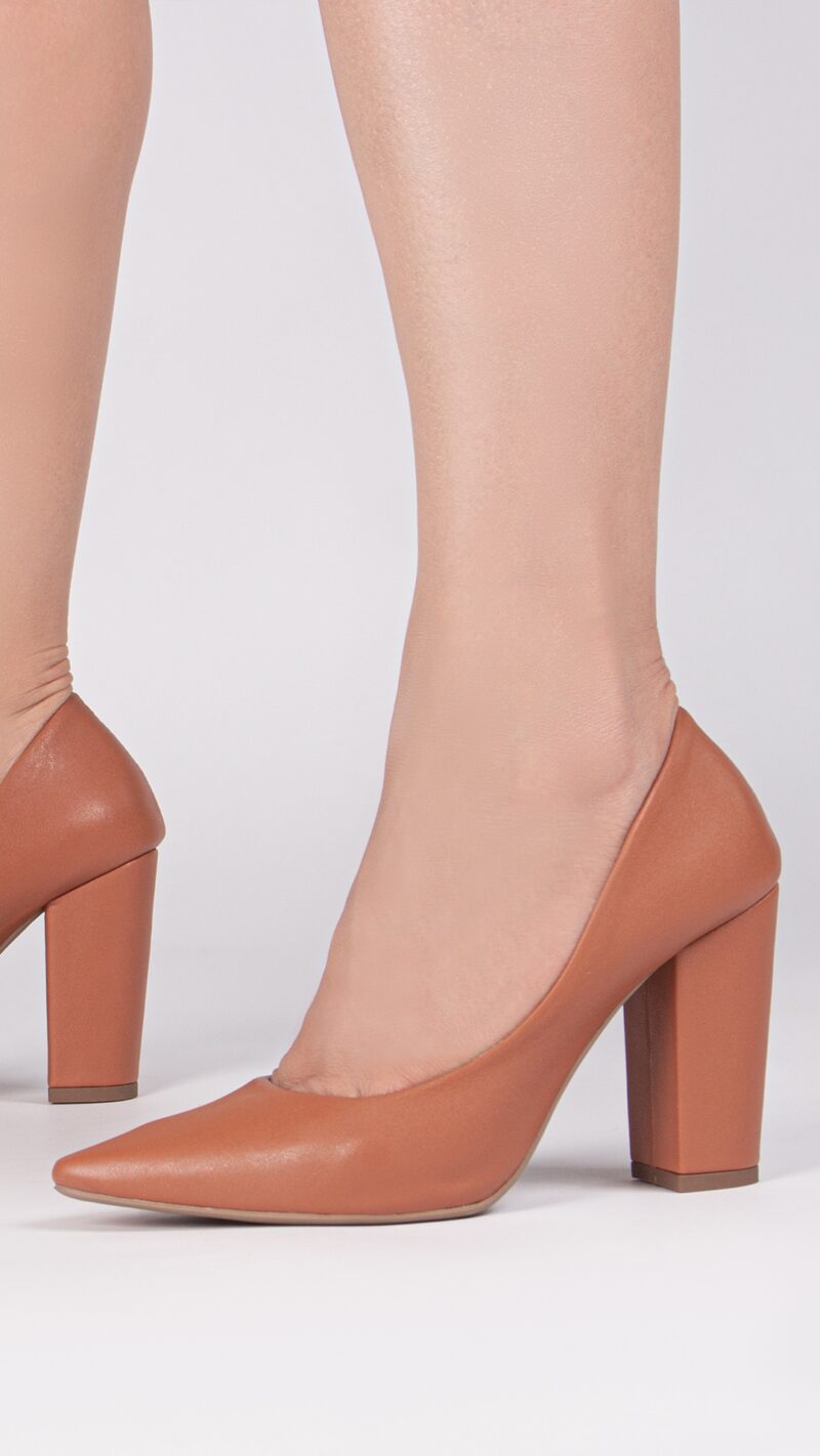 scarpin feminino caramelo feminino elegante comprar | VitriNerm