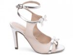sandália prata salto 9,5cm napa | VitriNerm