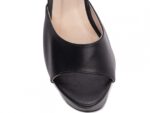 detalhe bico sandália feminina preta feminino | VitriNerm