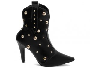 bota preta salto 9cm napa | VitriNerm