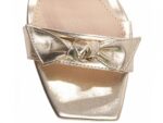 detalhe bico sandália feminina dourada feminino | VitriNerm