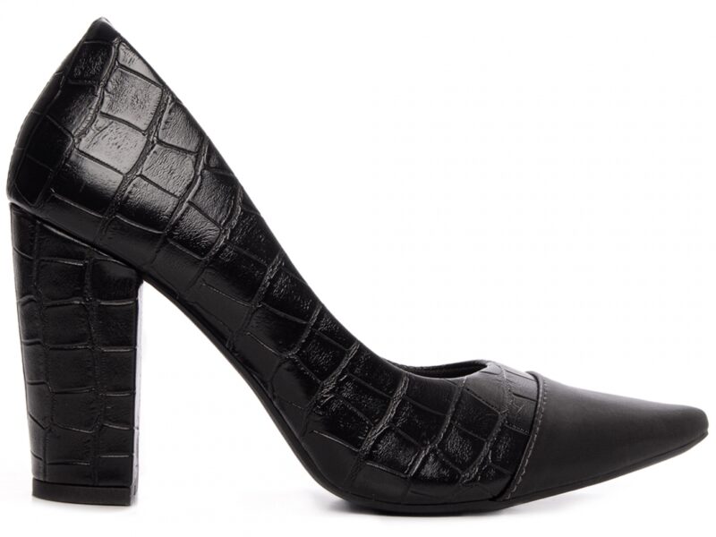 scarpin feminino preto par completo | VitriNerm