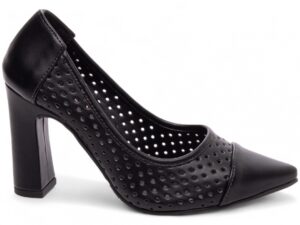 scarpin preto salto 9cm napa | VitriNerm