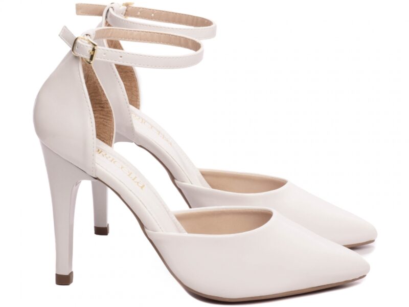 scarpin feminino off white solado antiderrapante | VitriNerm