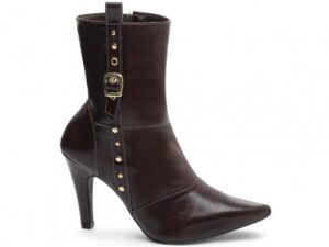 bota marrom salto 9cm napa | VitriNerm