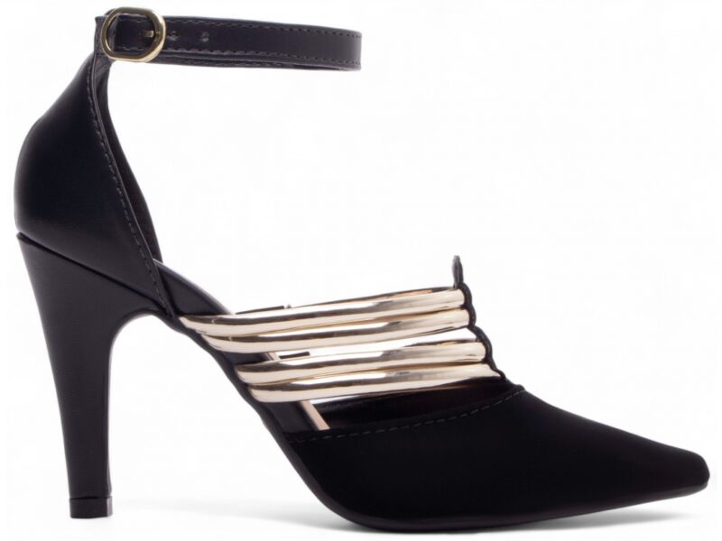 scarpin feminino preto par completo | VitriNerm