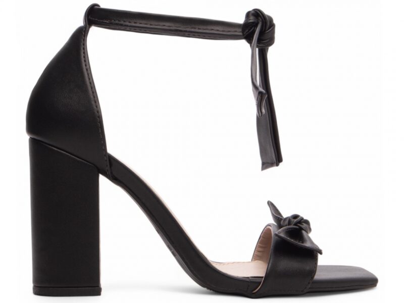 sandália feminina preto par completo | VitriNerm
