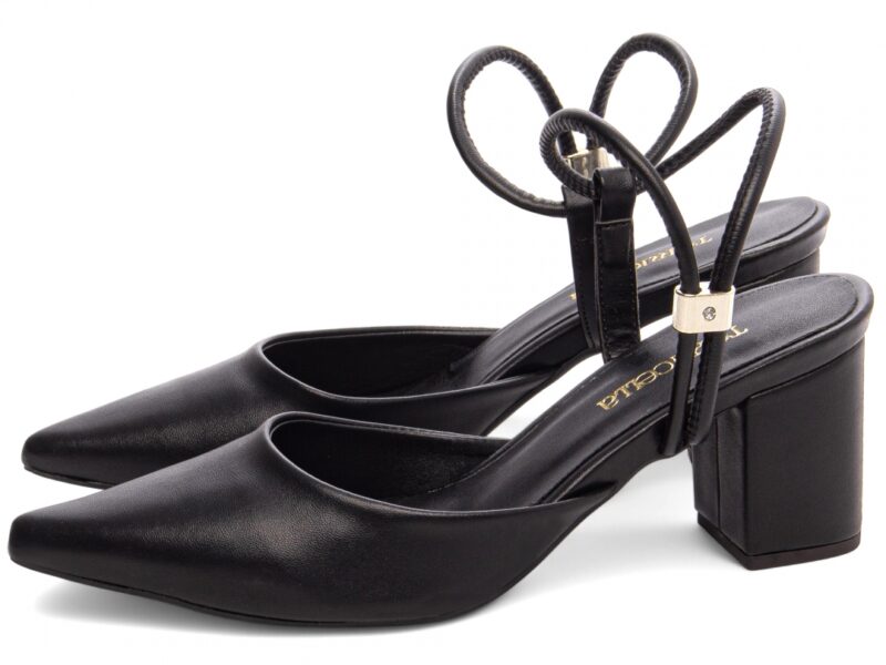 detalhe salto 6cm preto scarpin feminino | VitriNerm