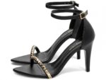 detalhe salto 9cm preto sandália feminina | VitriNerm