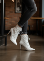 bota feminina branca feminino elegante comprar | VitriNerm