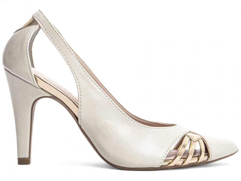 scarpin feminino off white par completo | VitriNerm