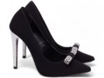 scarpin feminino preto solado antiderrapante | VitriNerm