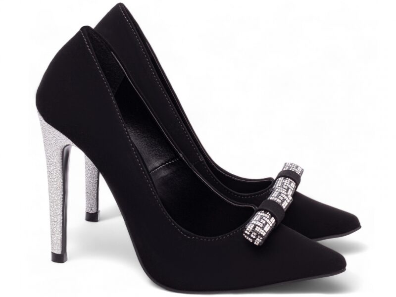 scarpin feminino preto solado antiderrapante | VitriNerm
