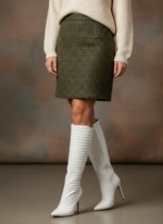 bota feminina branca feminino elegante comprar | VitriNerm