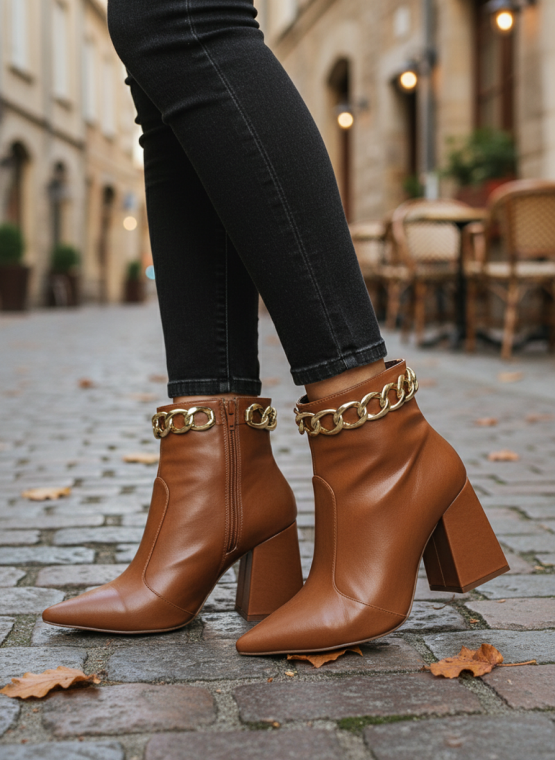 bota feminina caramelo feminino elegante comprar | VitriNerm