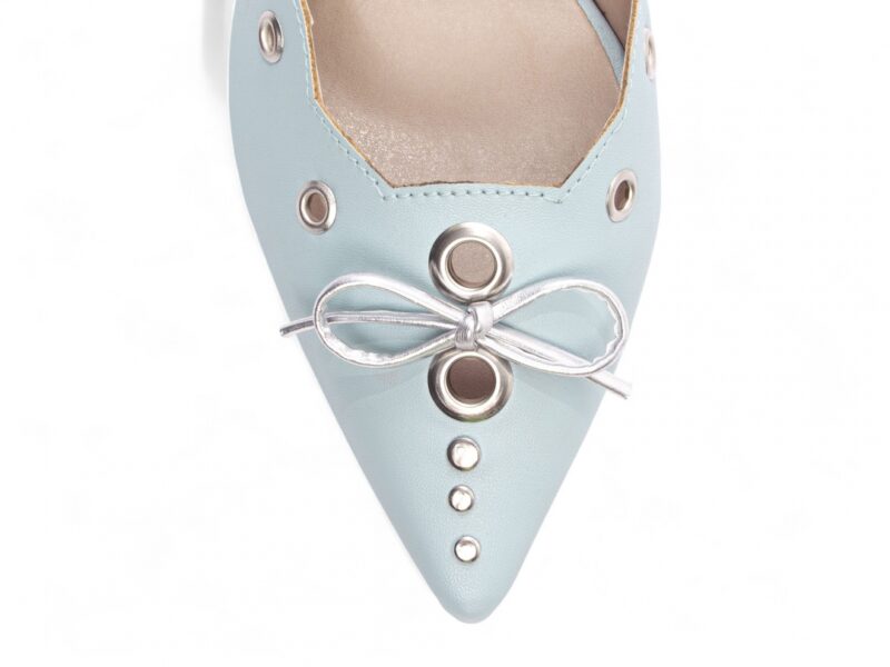 detalhe bico scarpin feminino azul feminino | VitriNerm