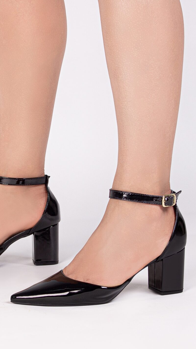 scarpin feminino preto feminino elegante comprar | VitriNerm