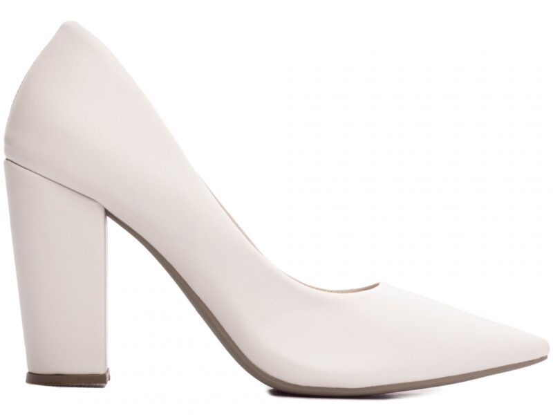 scarpin feminino off white par completo | VitriNerm
