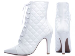 bota branca salto 10cm napa | VitriNerm